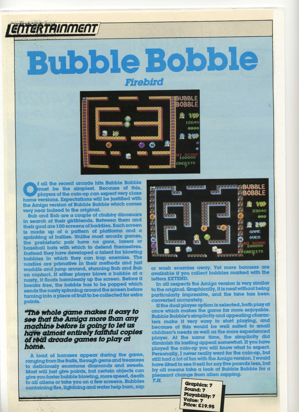 Bubble Bobble screenshot 4